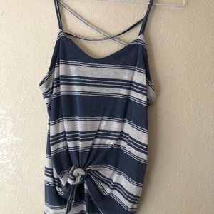 Striped Strappy Tank